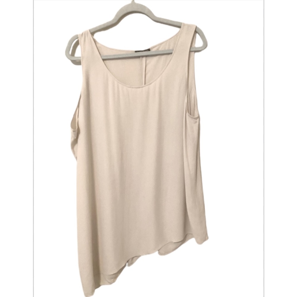 Sleeveless Asymmetrical Top- Medium